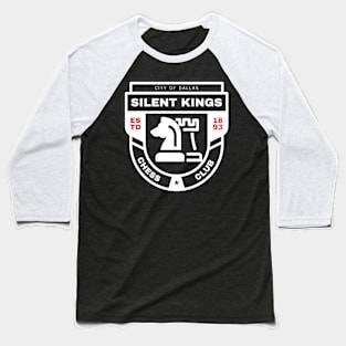 Silent Kings Chess Club Baseball T-Shirt